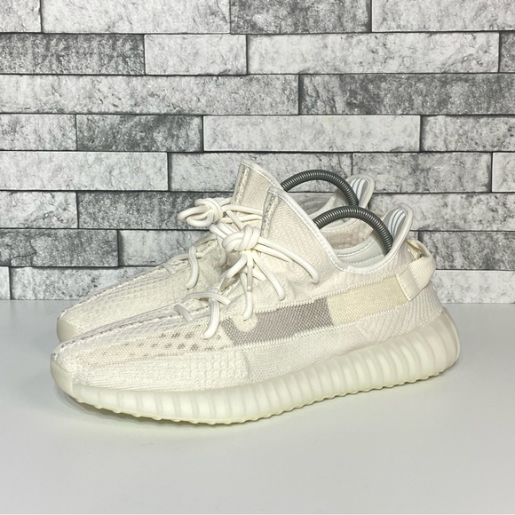 New Yeezy Boost 350 V2 Mens 13 Bone White Adidas Shoes - Picture 4 of 10